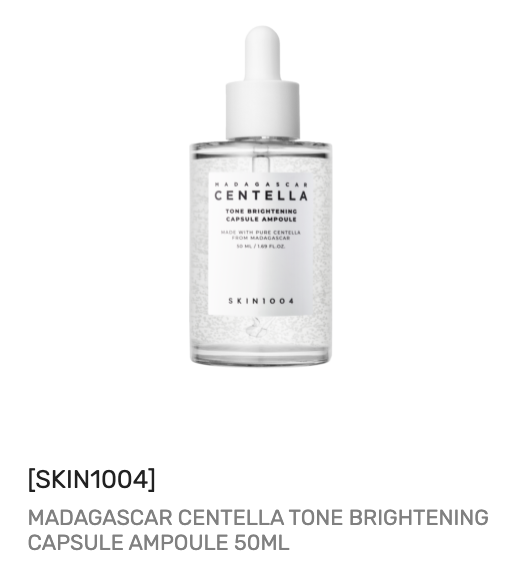 Madagascar Centella Tone Brightening Capsule  Ampoule, 50mL