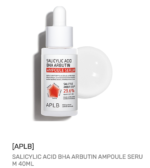 Salicyclic Acid BHA Arbutin Ampoule Serum,

40mL