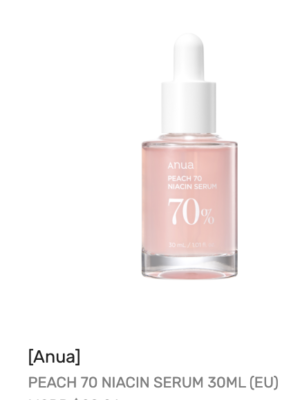 Peach 70 Niacin Serum, 30mL