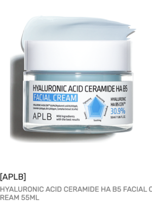 Hyaluronic Acid Ceramide HA B5 Facial Cream,

55mL